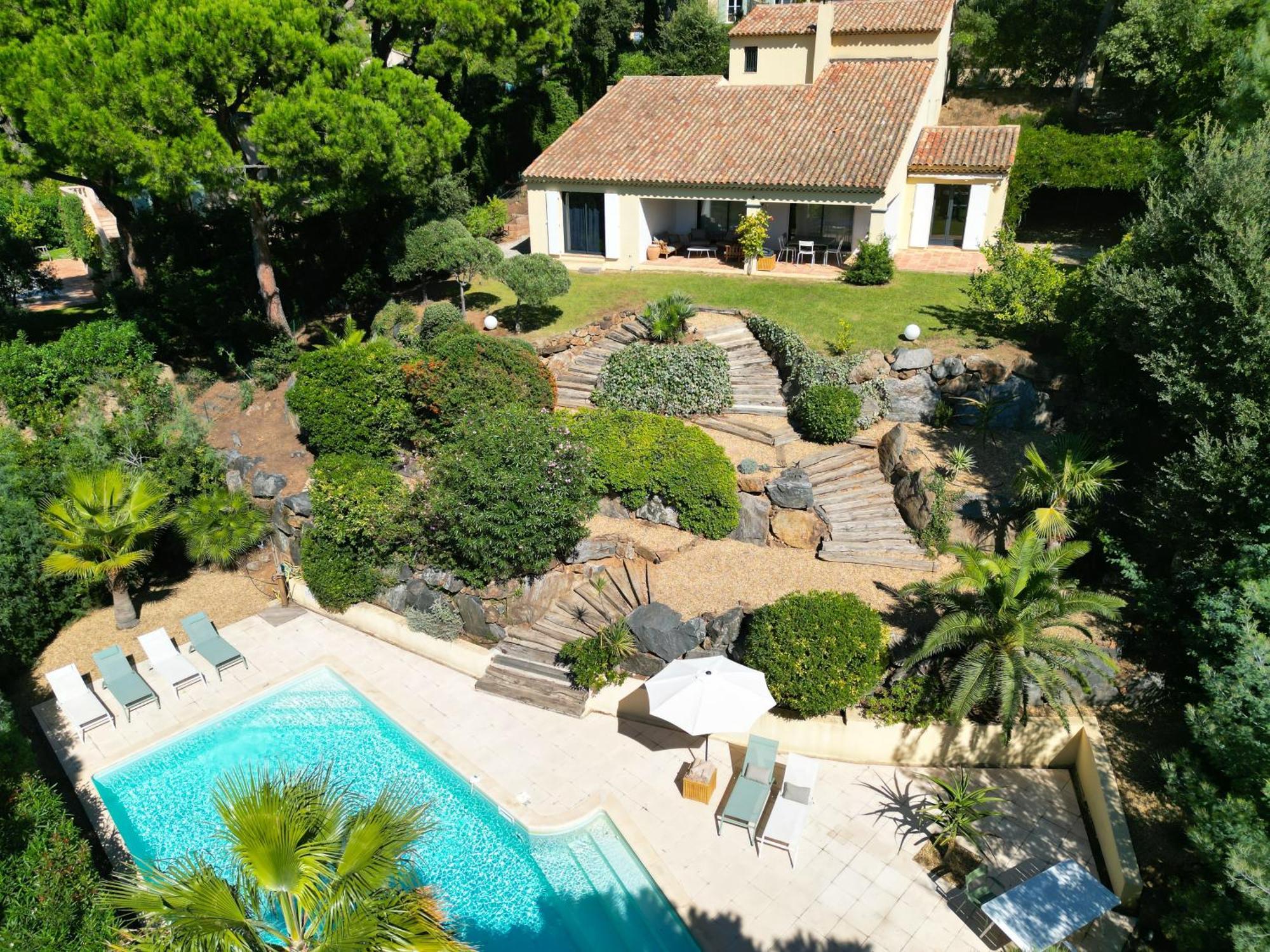 Villa Boca A Gigaro - Avec Vue Et Piscine Chauffee ラ・クロワ・ヴァルメ エクステリア 写真